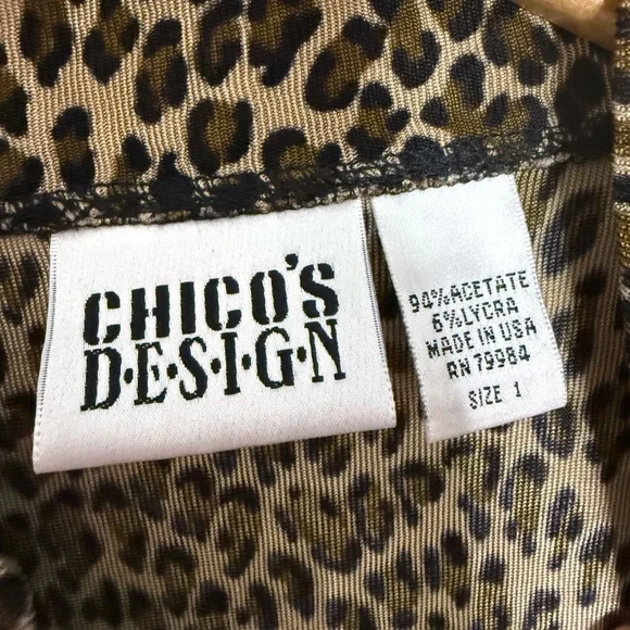 Chico's Animal Print Tank Top - Picture 2 of 6